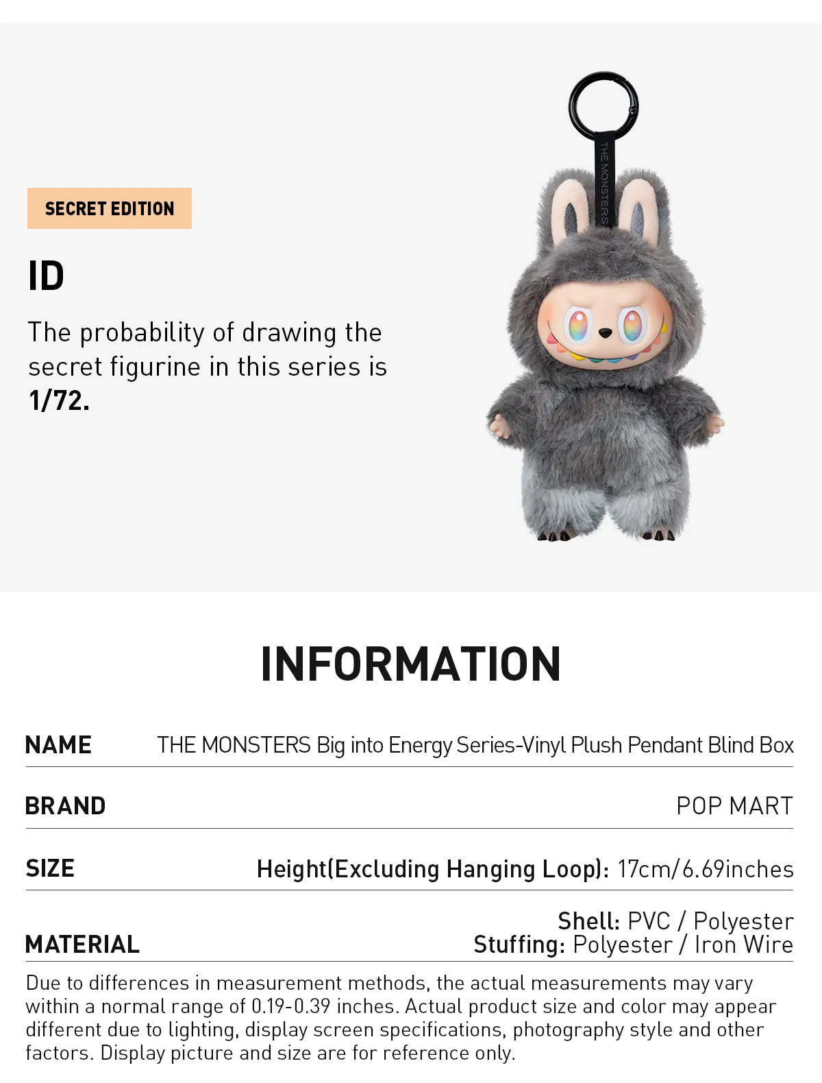 Pop Mart Labubu Big into Energy Blind Box | Collectible Figure