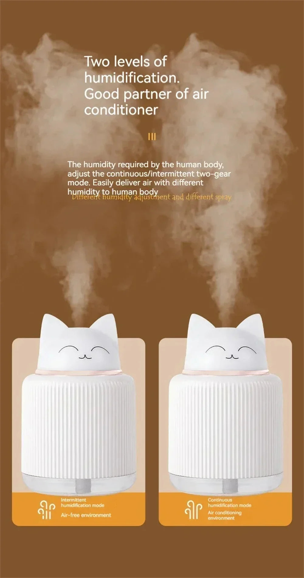 Mini Humidifier-Cute Cat Mist