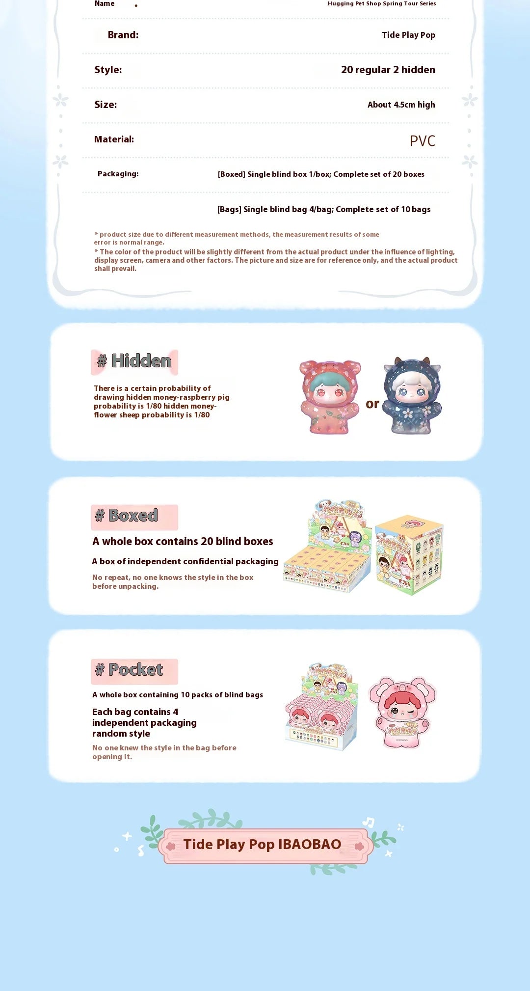 Pop Baobao Mini Mystery Blind Box