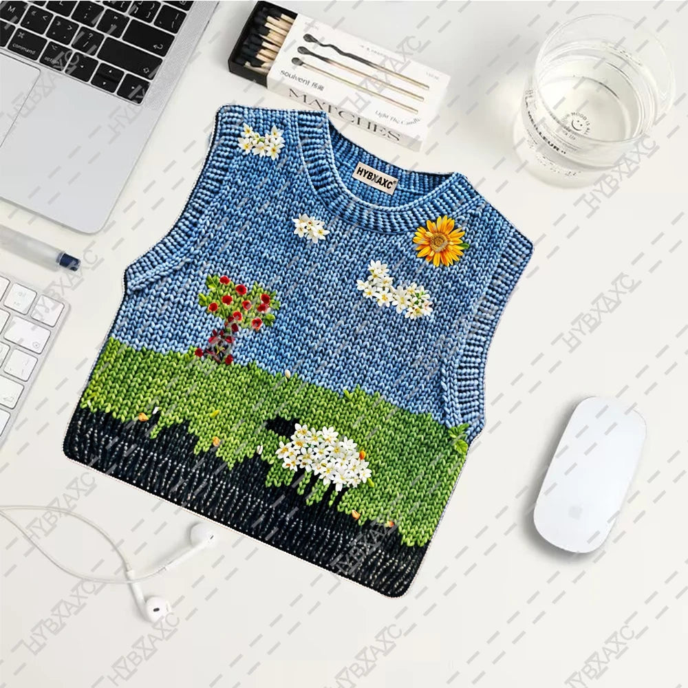 Cute Knitted Sweater Mouse Pad