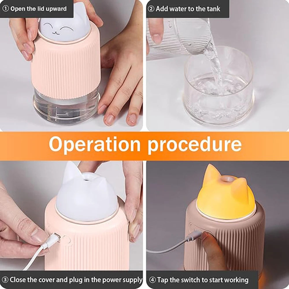 Mini Humidifier-Cute Cat Mist