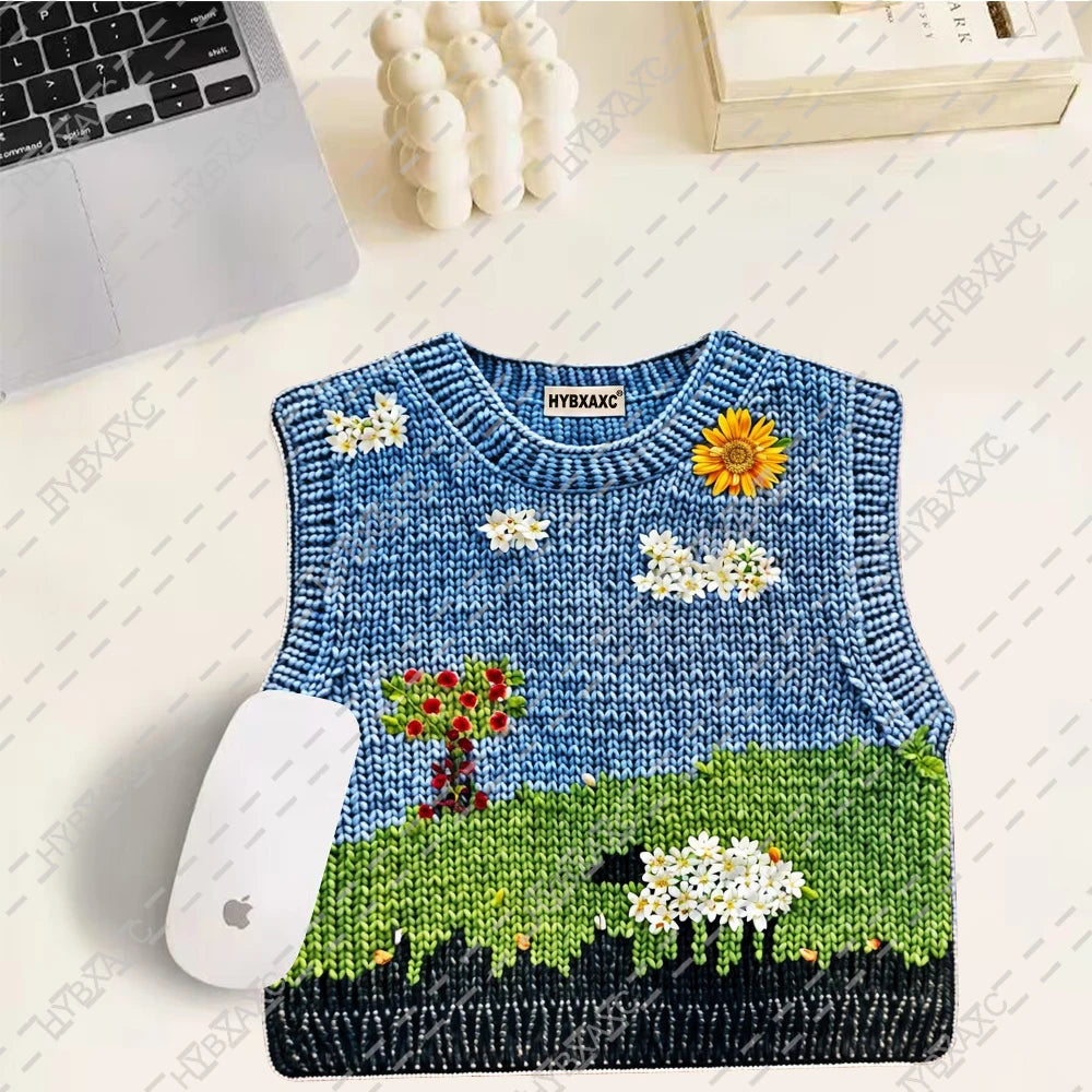 Cute Knitted Sweater Mouse Pad