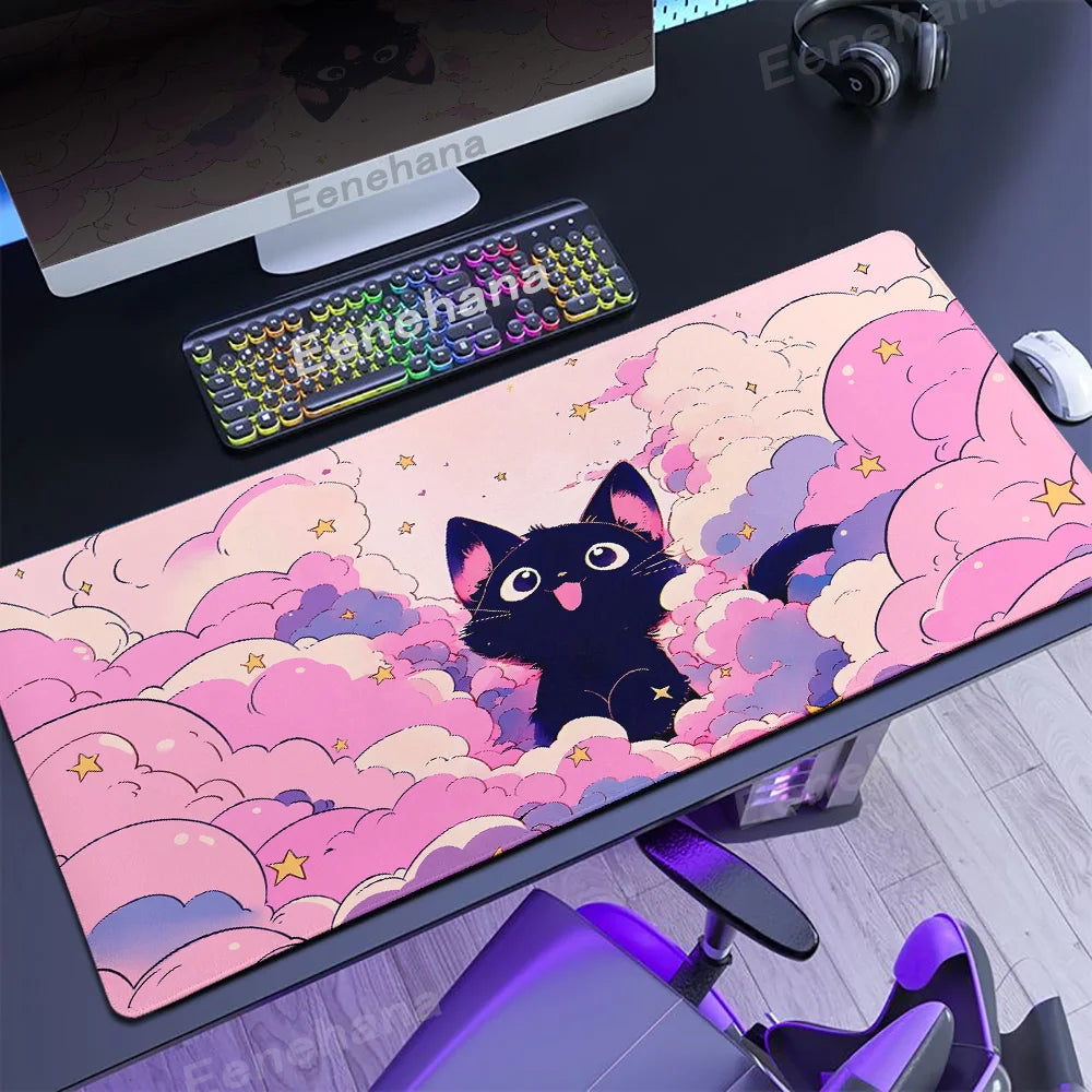 Kawaii Art Keyboard Mouse Pad