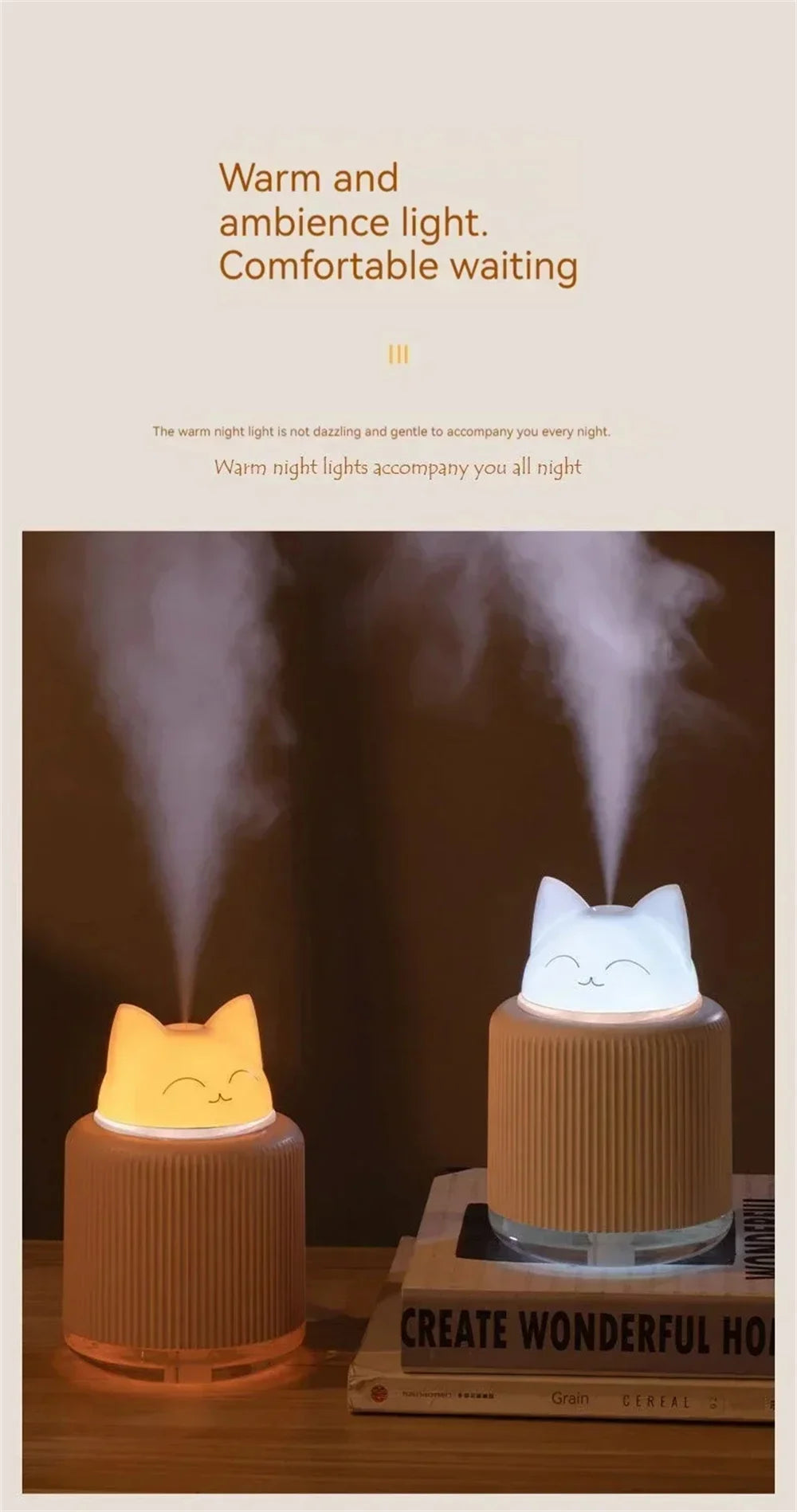 Mini Humidifier-Cute Cat Mist