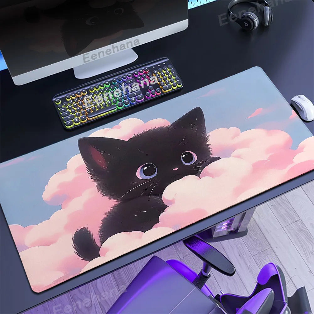 Kawaii Art Keyboard Mouse Pad