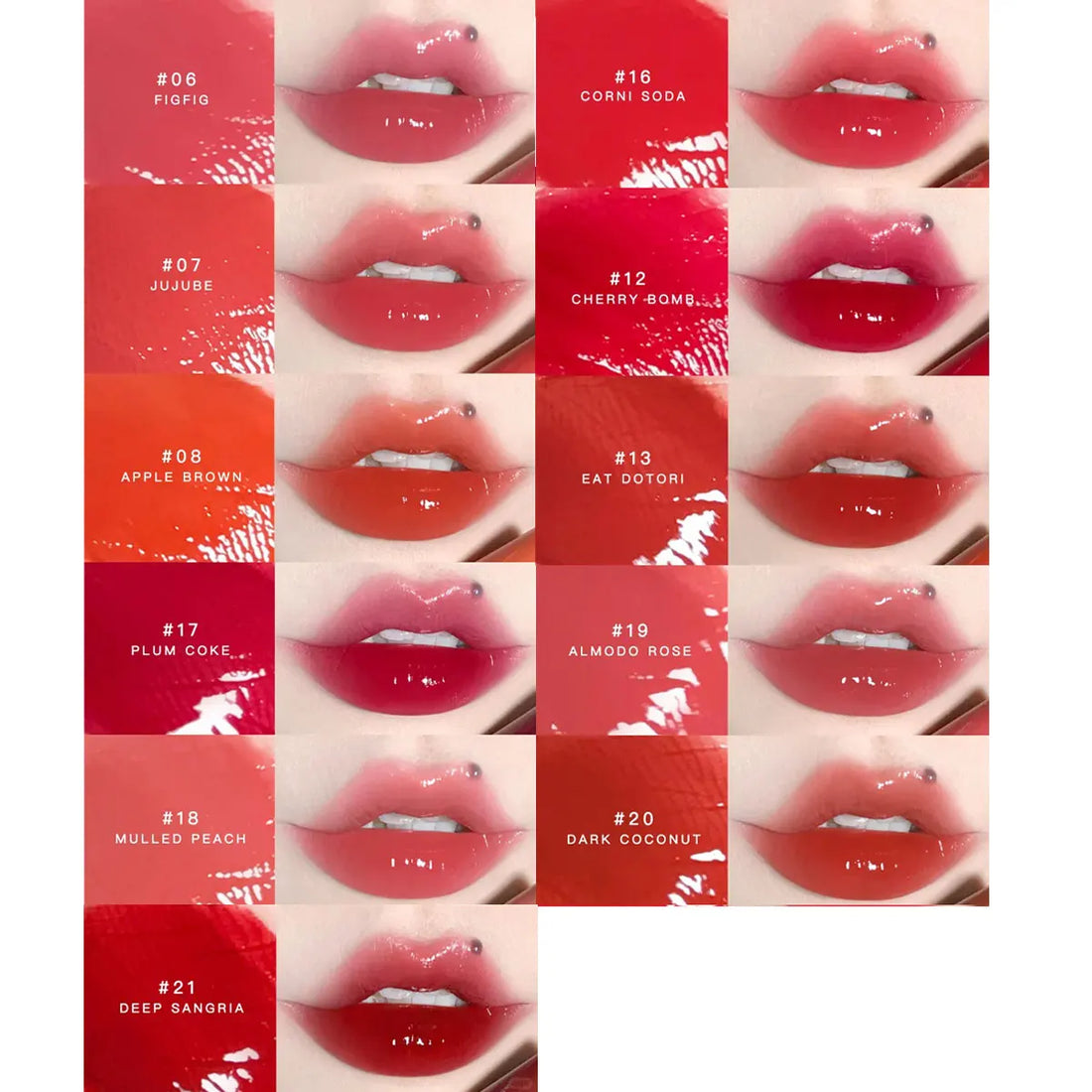 K-Beauty 11 Shades Lip Glosses