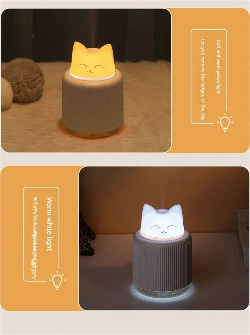 Mini Humidifier-Cute Cat Mist