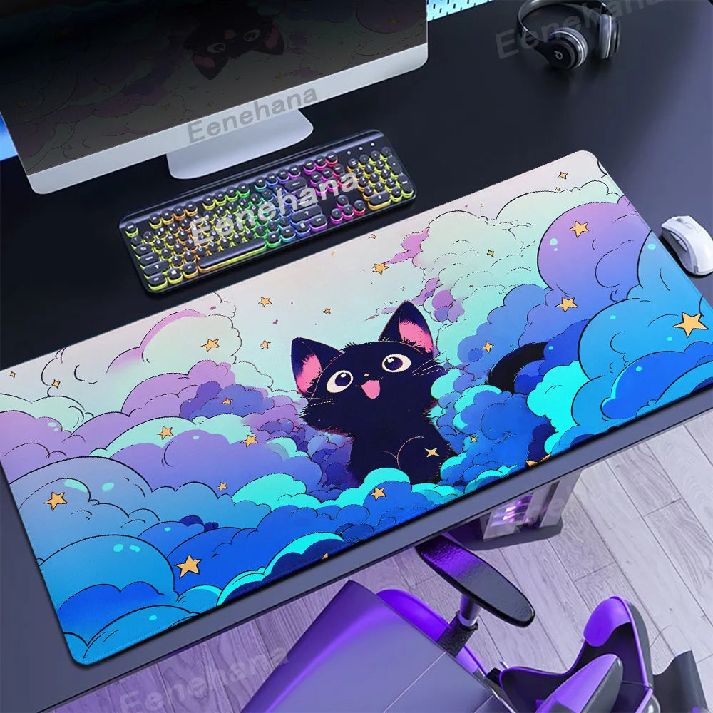 Kawaii Art Keyboard Mouse Pad