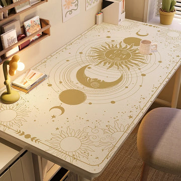 Waterproof Tarot Card Desk Mat Leather