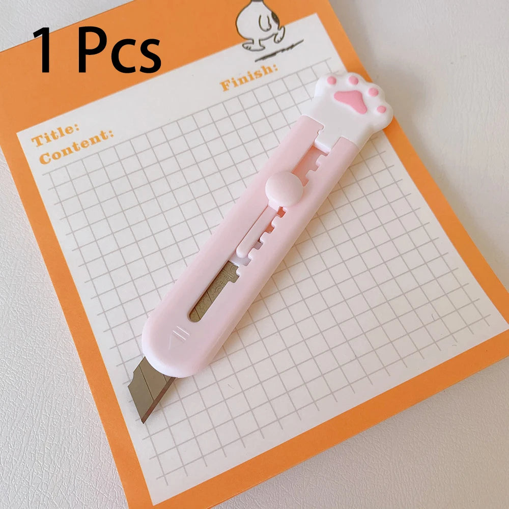Kawaii Mini Cute Cat Paw Utility Knife