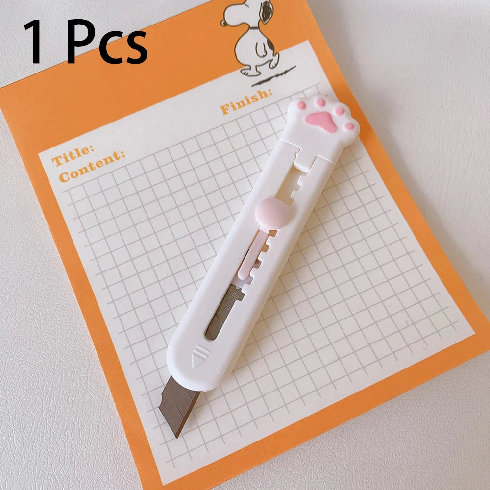 Kawaii Mini Cute Cat Paw Utility Knife