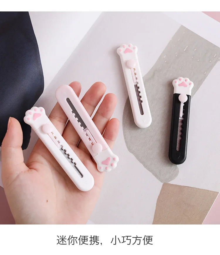 Kawaii Mini Cute Cat Paw Utility Knife