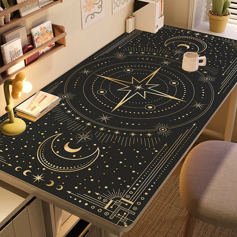 Waterproof Tarot Card Desk Mat Leather