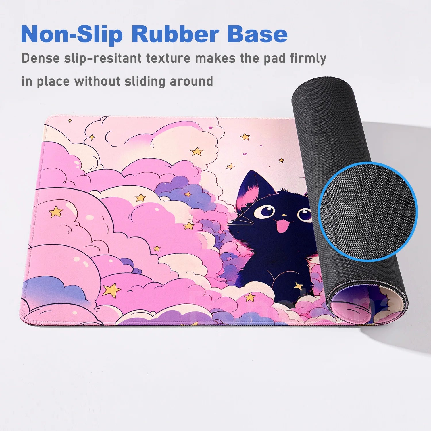Kawaii Art Keyboard Mouse Pad