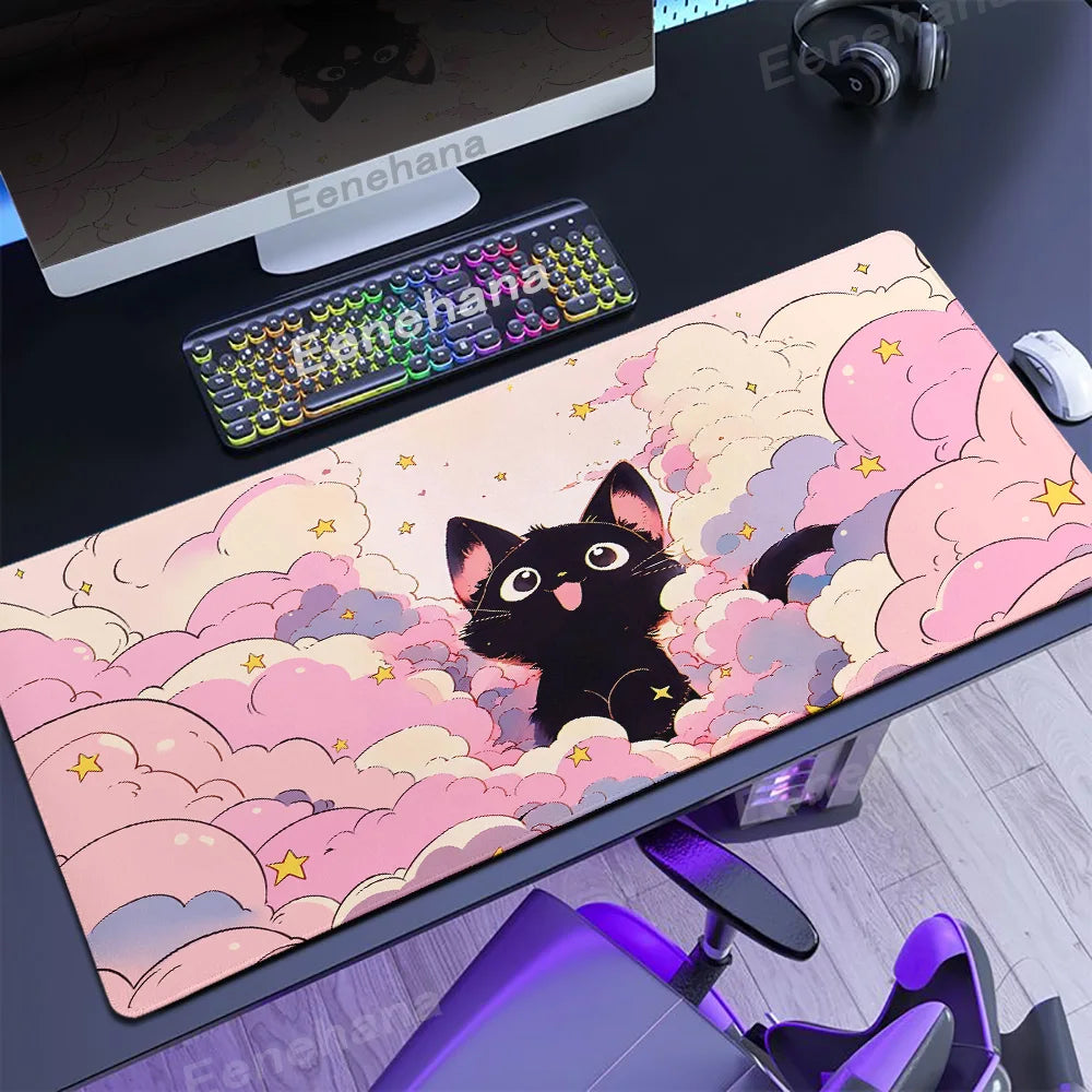 Kawaii Art Keyboard Mouse Pad