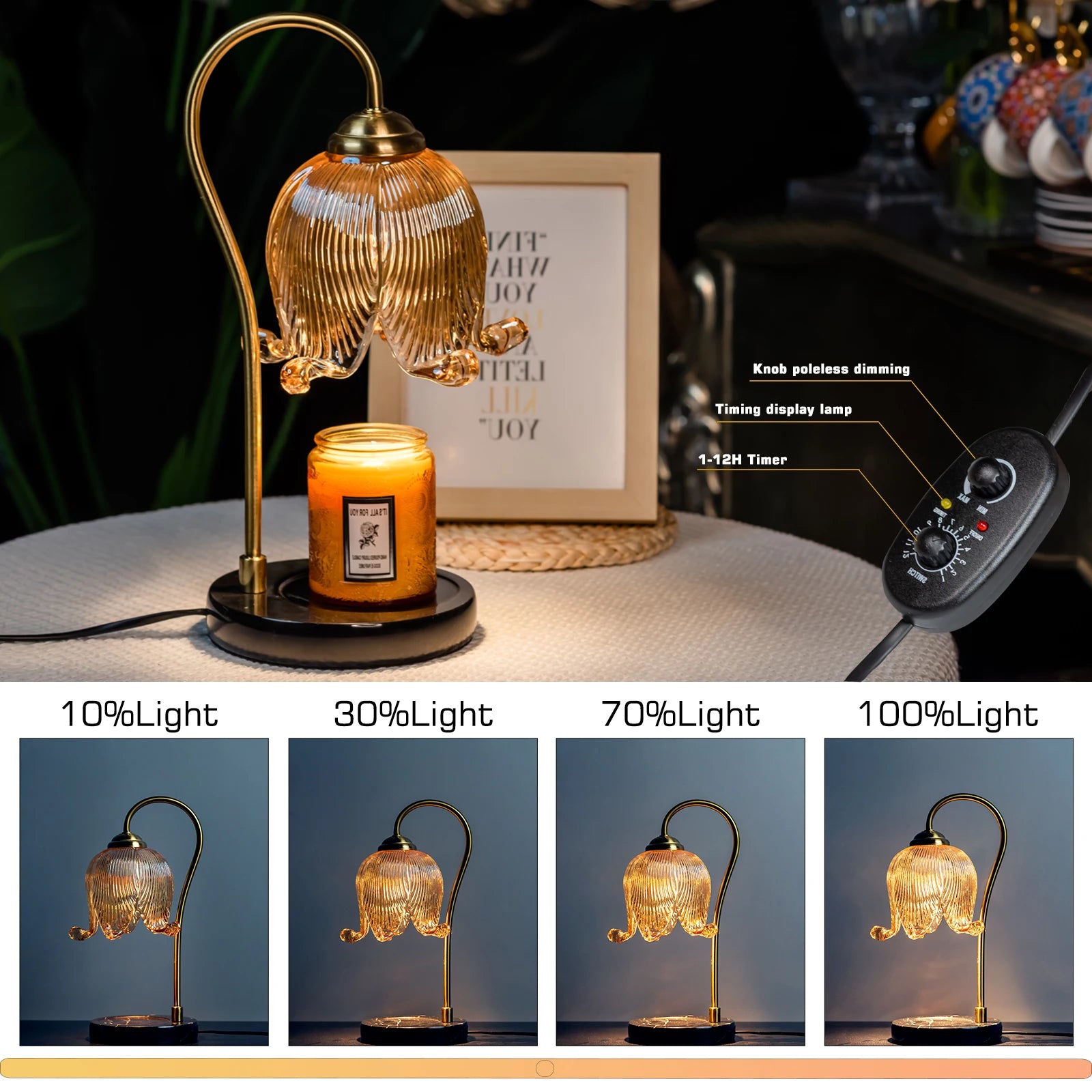 Tulip Flower Fragrance Table Lamp