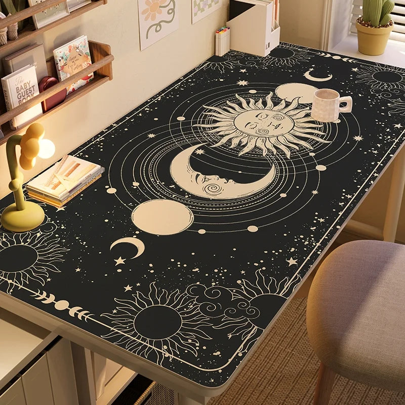 Waterproof Tarot Card Desk Mat Leather