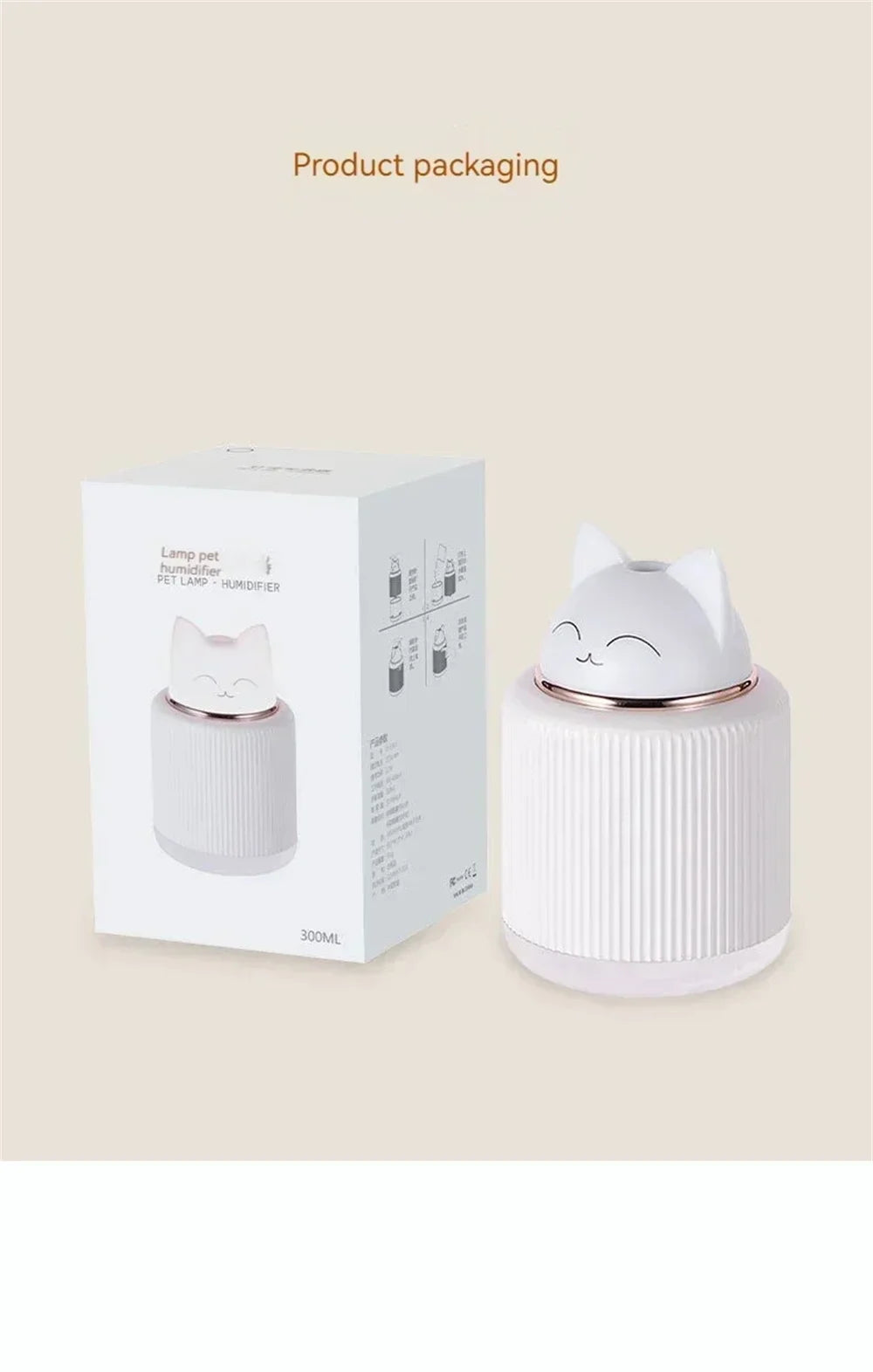 Mini Humidifier-Cute Cat Mist