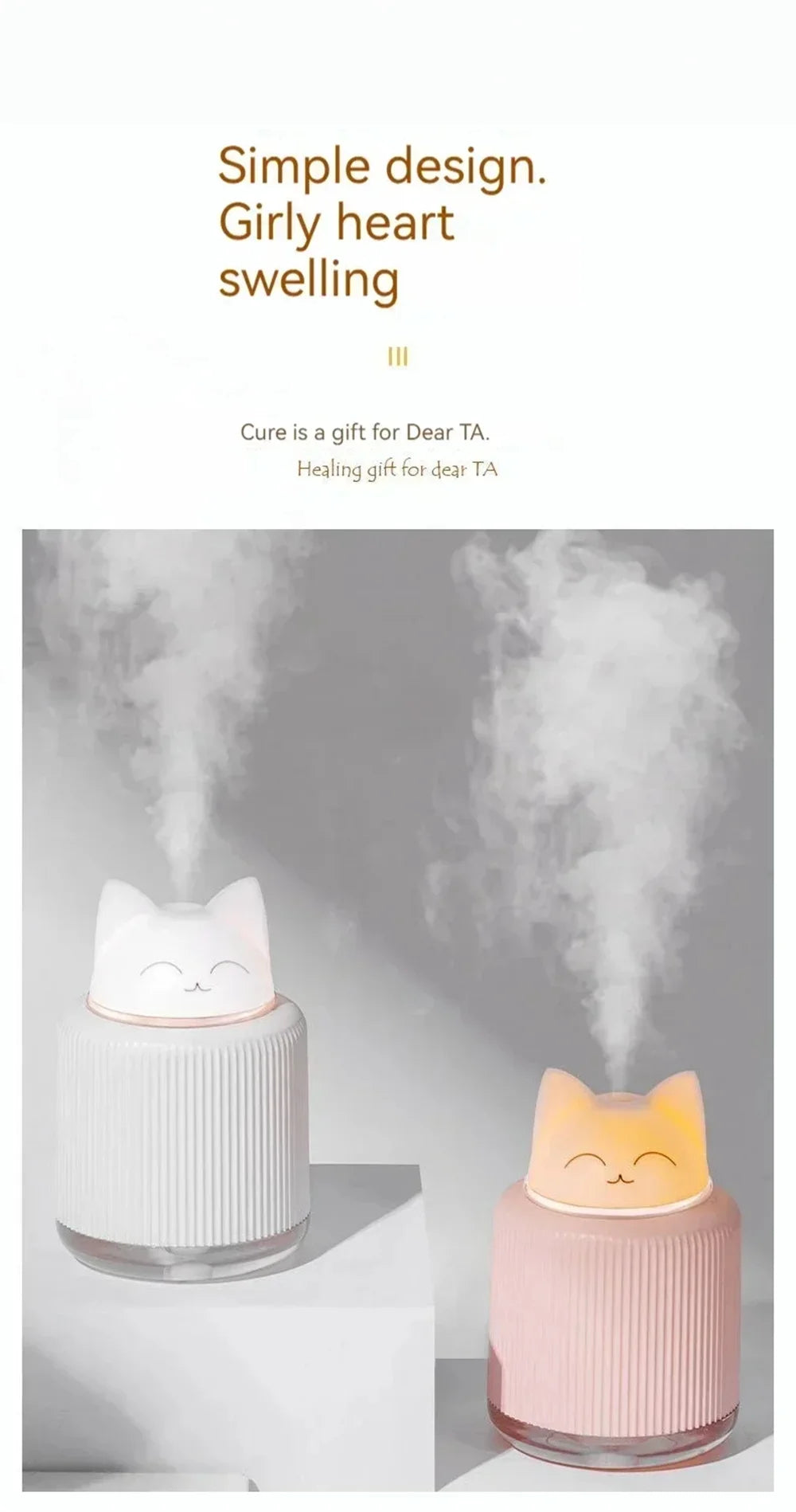 Mini Humidifier-Cute Cat Mist