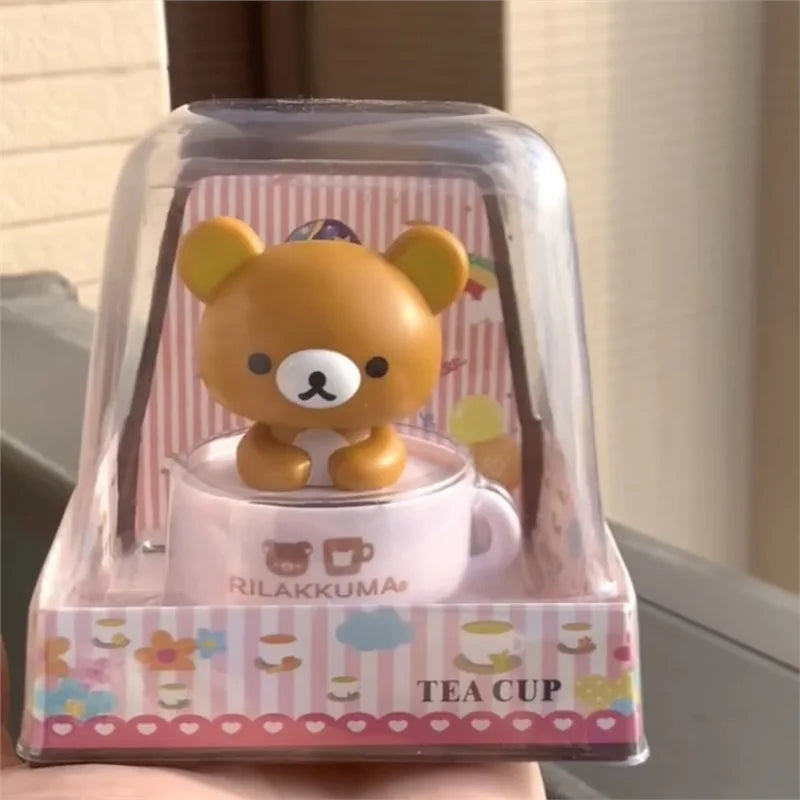 Cute Nodding Relax Bear Doll Car