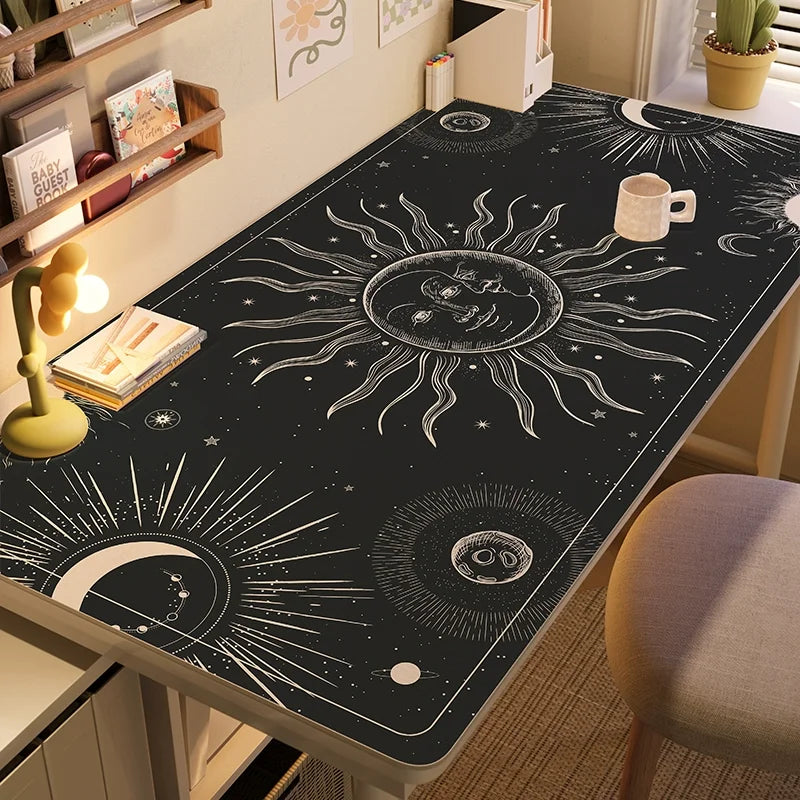 Waterproof Tarot Card Desk Mat Leather